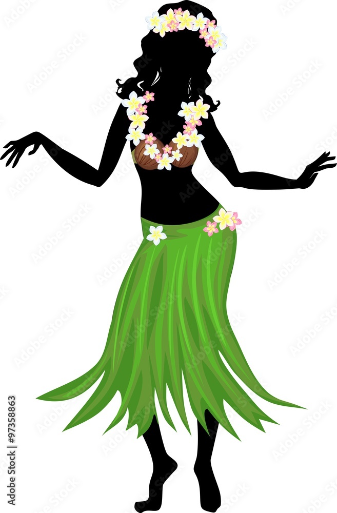 Fototapeta premium hula dancer