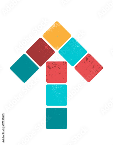 freccia colorata