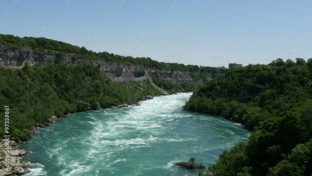 niagara river view from moving aero car 4K UHD niagara river view from moving aero car 4K UHD