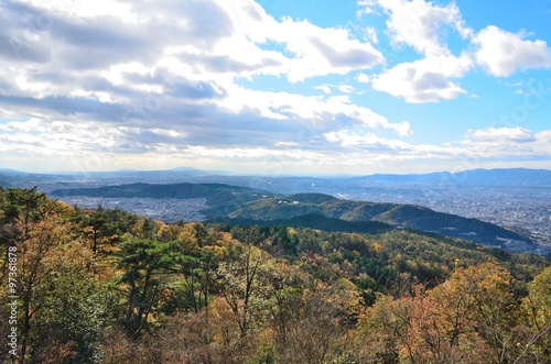 京都 大文字山山頂からの景色