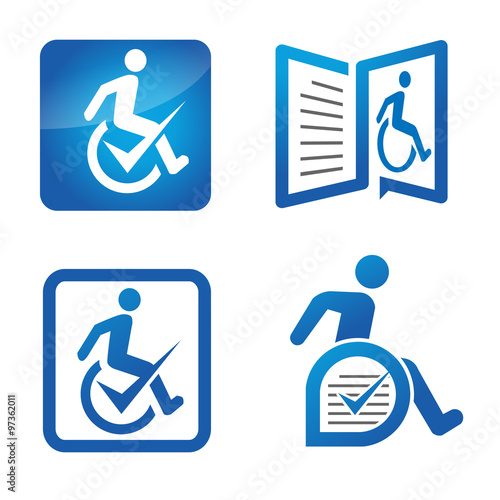 Disabled assisted logo