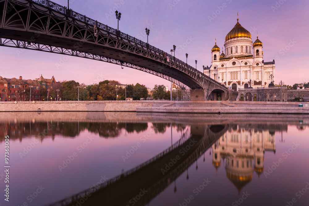 Fototapeta premium Cathedral of Christ the Saviour. Russia,Moscow