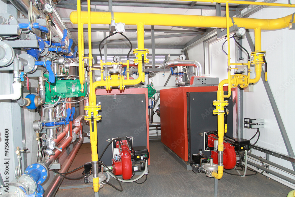 Two modern boilers Two modern boilers