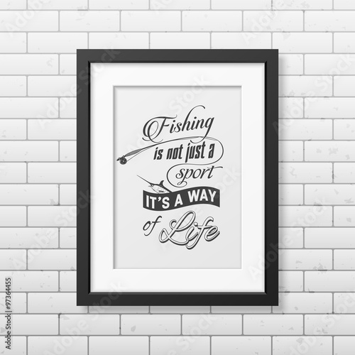 Quote typographical Background in the black frame 