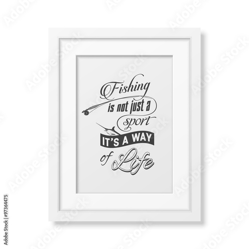 Quote typographical Background in the white frame 