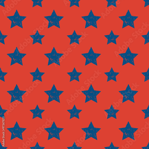 Seamless pattern for background and packaging  bright stars with elements of aging. Geometry 100 . The best choice for design. Retro design.