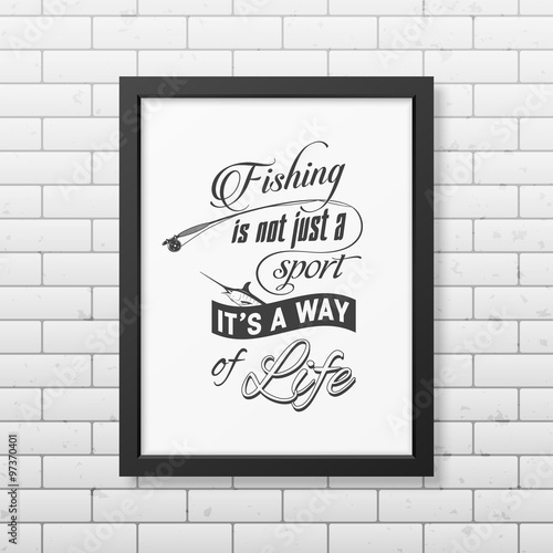 Quote typographical Background in the black frame 