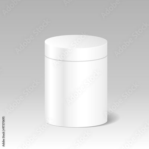 Realistic Blank White Product Package Box Mock Up To Advertise G