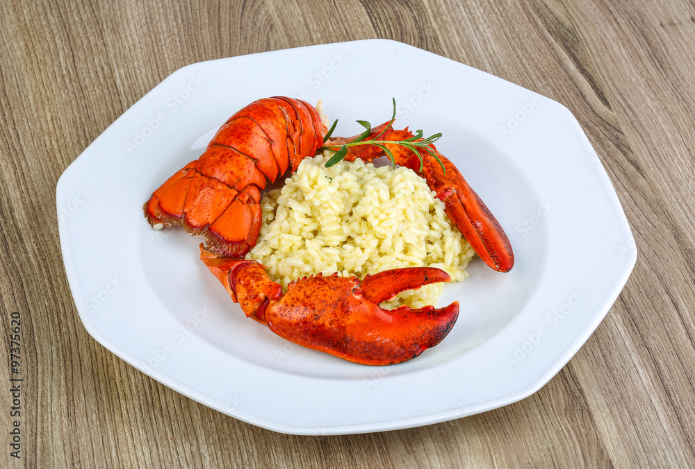 Risotto with lobster Risotto with lobster