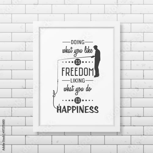 Quote typographical Background in the white frame 