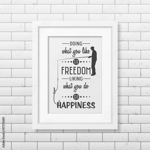 Quote typographical Background in the white frame 