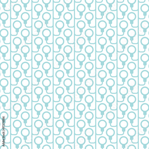 Retro Seamless Pattern Lamps Turquoise