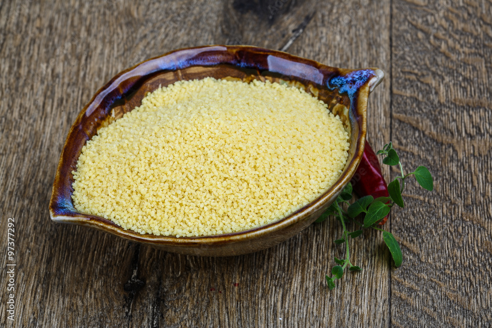 Raw couscous Raw couscous