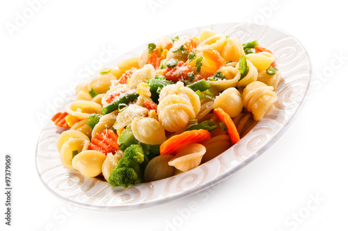 Orecchiette pasta and vegetables 