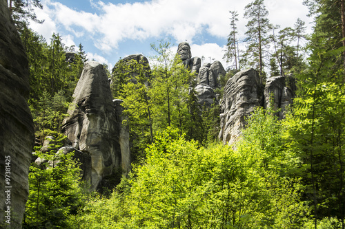 Adersbach, Felsenstadt. photo