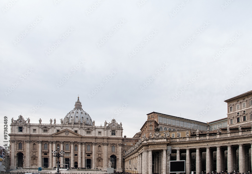 vistas de la ciudad del Vaticano, Italia