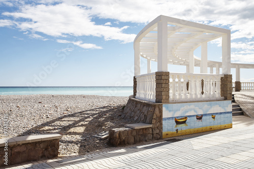 Gazebo at the beach in Moncofa photo