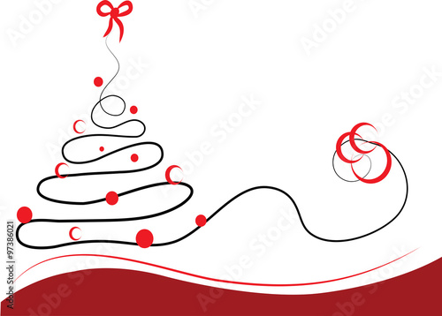 Cartolina albero di Natale