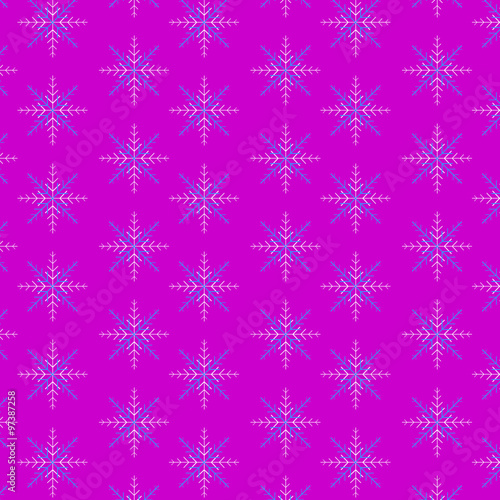 snowflakes seamless pattern