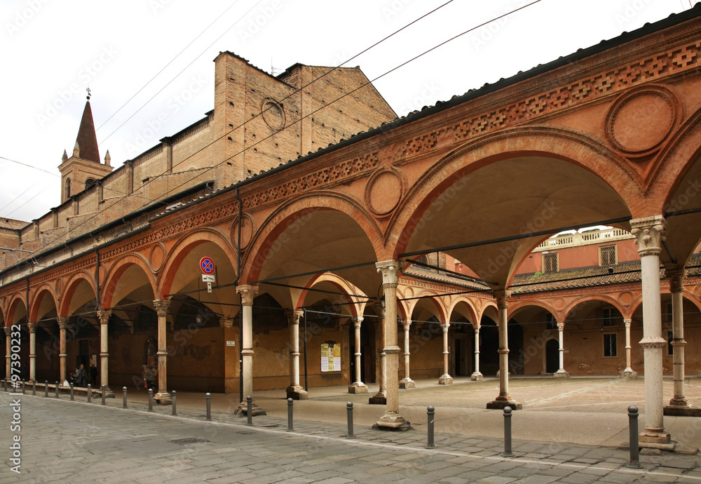 Basilica di Santa Maria dei Servi in Bologna. Italy 