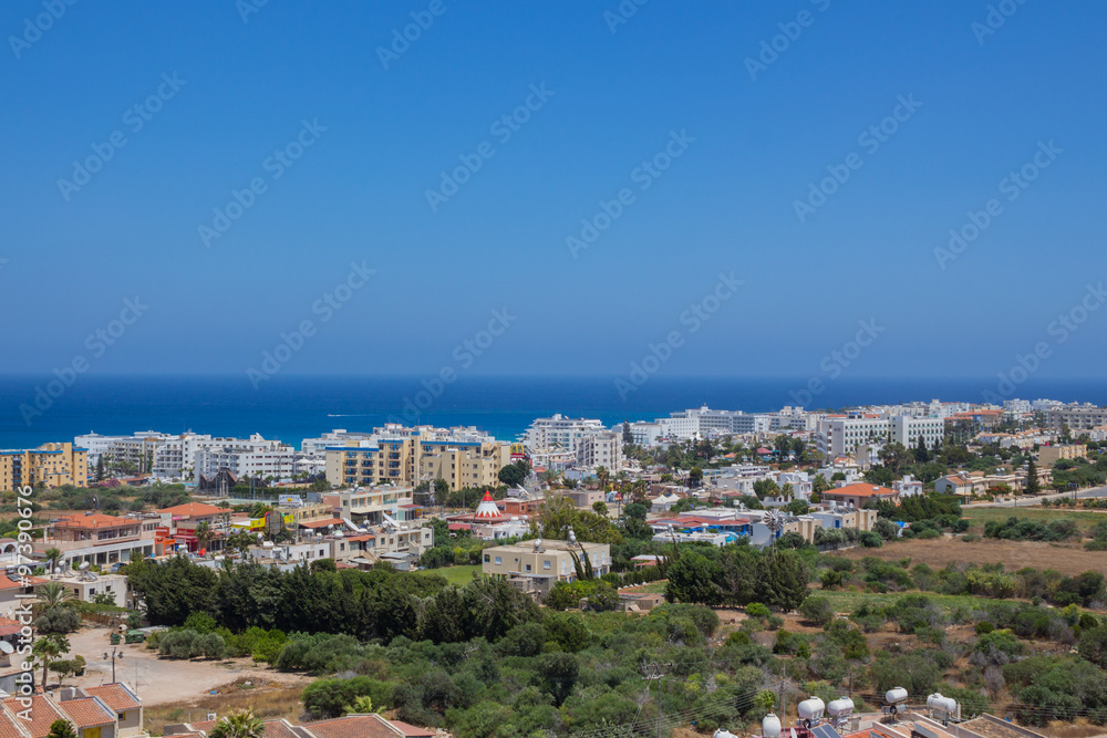 A panoramic view of Protaras, Cyprus