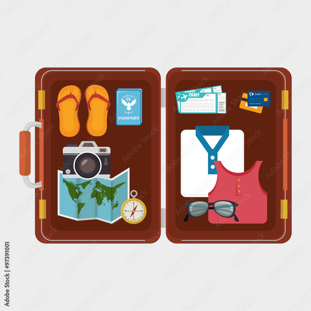 Summer, travel and vacations 