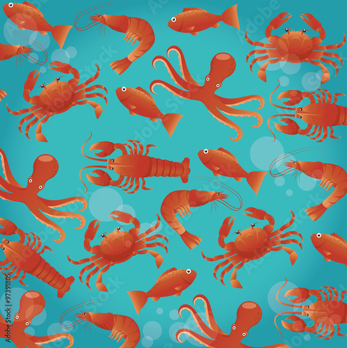Sea food gastronomy 