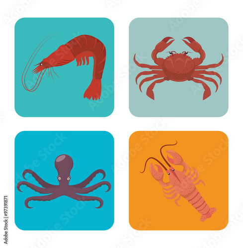 Sea food gastronomy 
