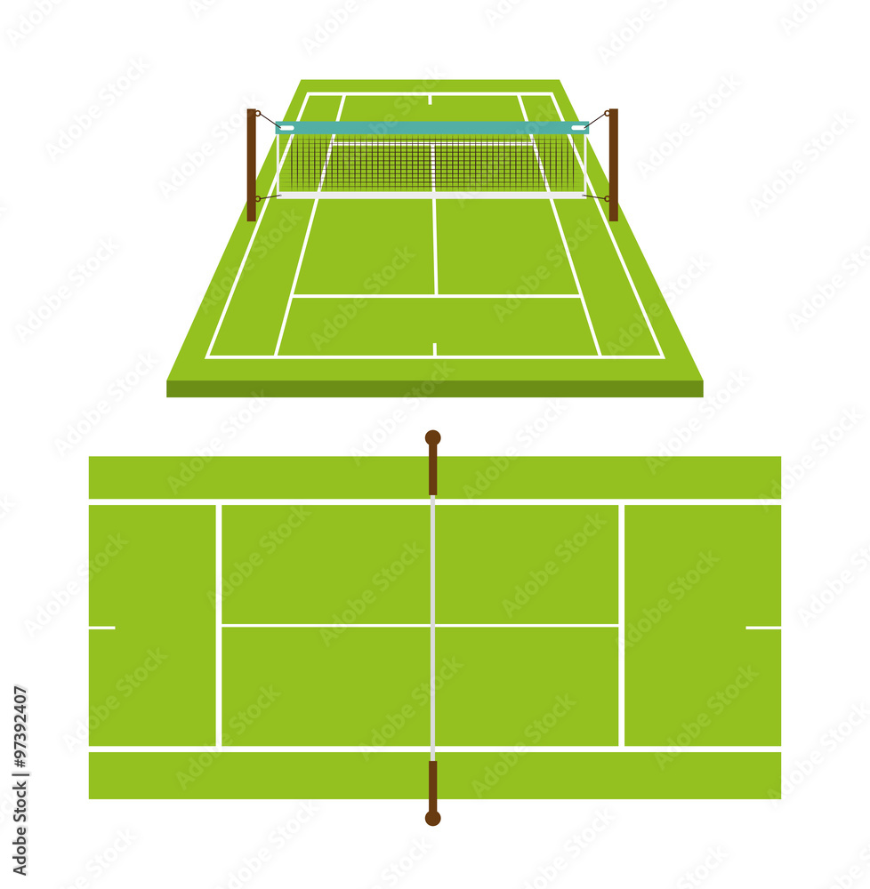 Tennis sport game