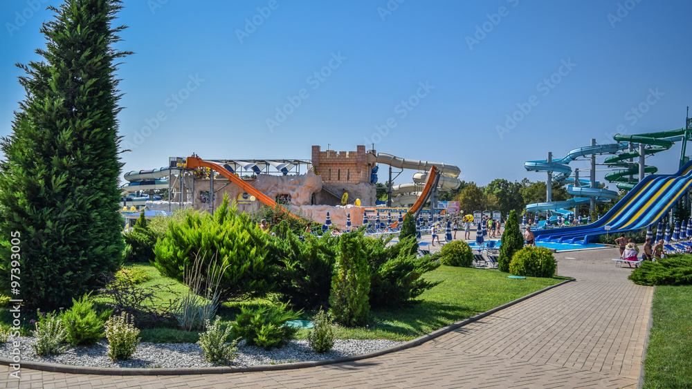 Fototapeta premium Акварпарк