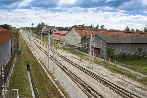 Railway double track © masuti