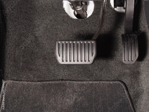 Brake and accelerator pedal