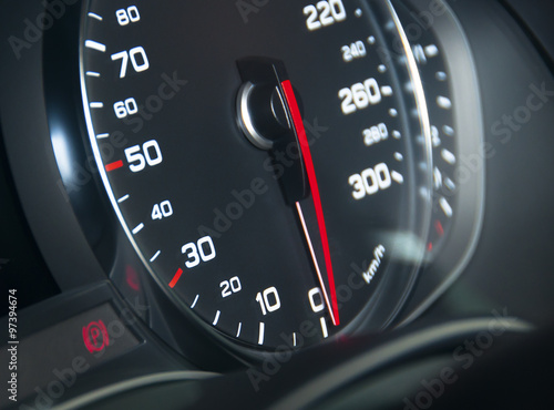 Car speedometr dashboard