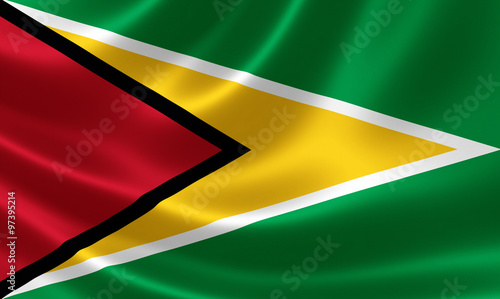 Free Download Guyana's National Flag - GFXLoad