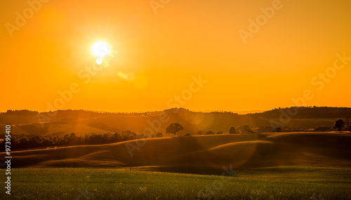 Tuscan sunset © Maciej Czekajewski