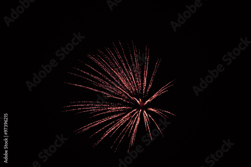 Wallpaper Mural Colorful fireworks in the night sky Torontodigital.ca