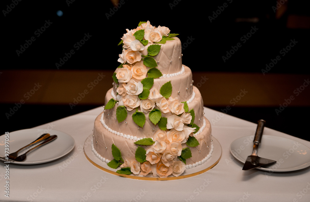 Fototapeta premium wedding cake