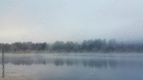 Fog over the lake © ValentinValkov