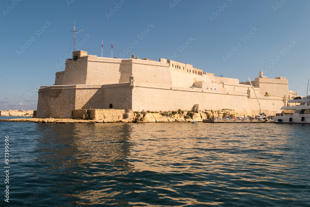 Fort St. Angelo in Valetta - Hauptstadt von Malta