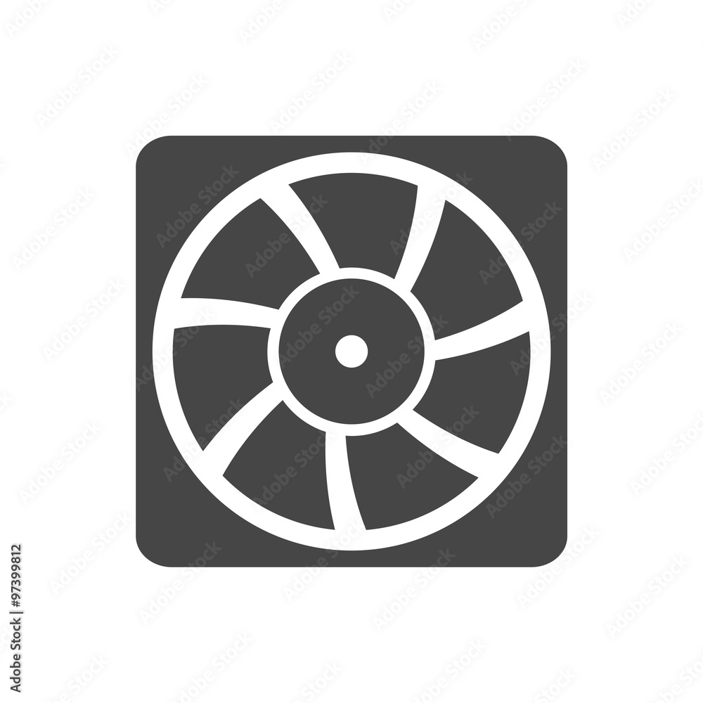 Exhaust fan vector icon Exhaust fan vector icon