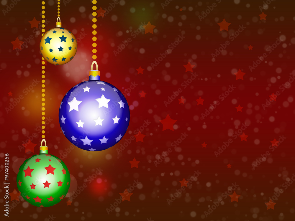 Background with Christmas balls. New year illustration. Background with Christmas balls. New year illustration.