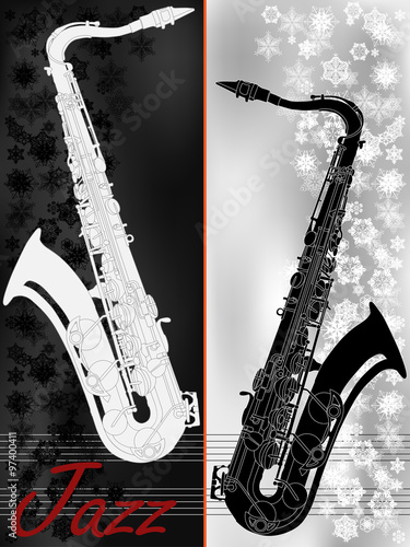 Jazz music festival, poster background template