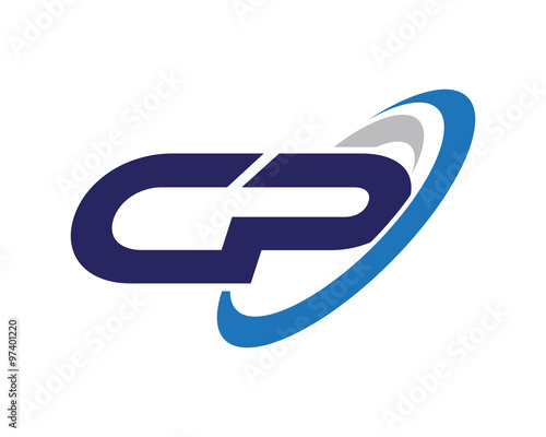 CP Swoosh Letter Logo
