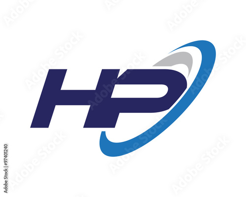 Free Download HP Swoosh Letter Logo - GFXLoad