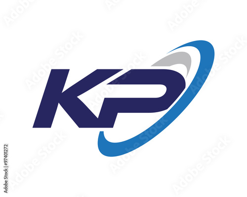 KP Swoosh Letter Logo