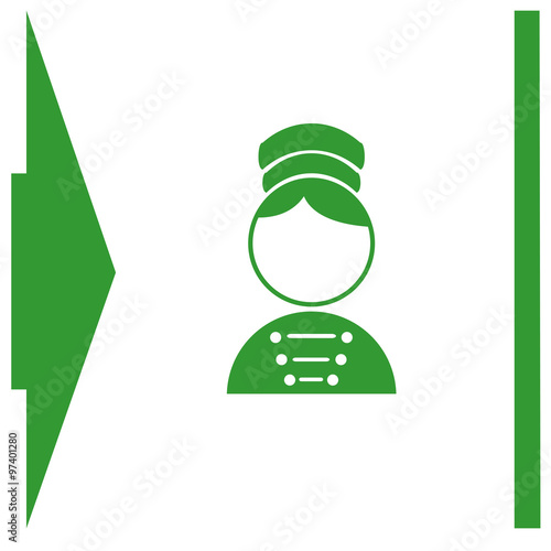 Bellboy vector icon.
