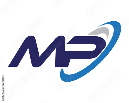 MP Swoosh Letter Logo