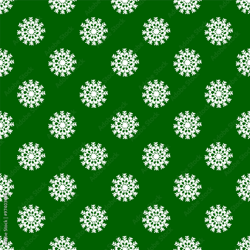 Seamless pattern from red snowflakes Seamless pattern from red snowflakes
