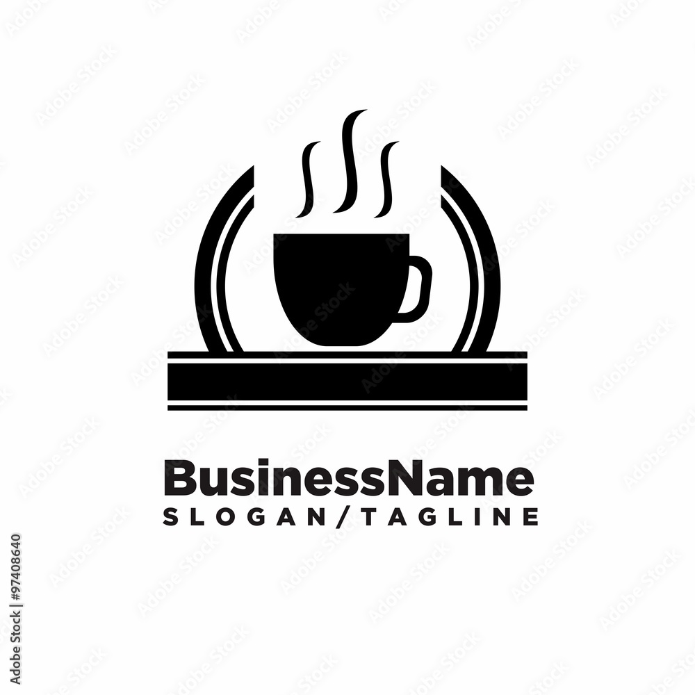 Coffee Cafe logo icon vector Coffee Cafe logo icon vector