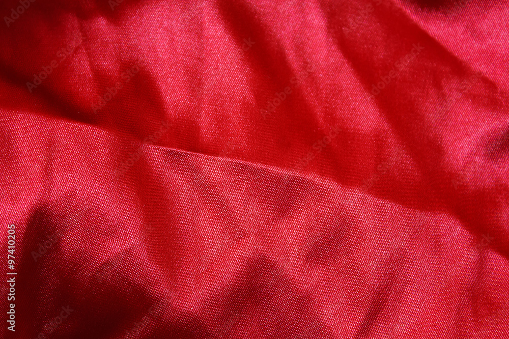 red fabric texture background